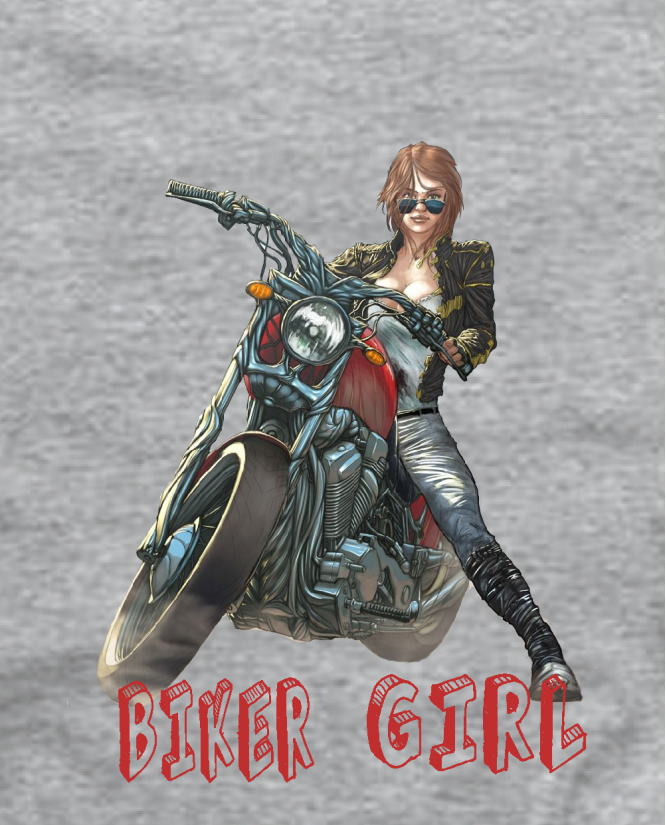 biker girl